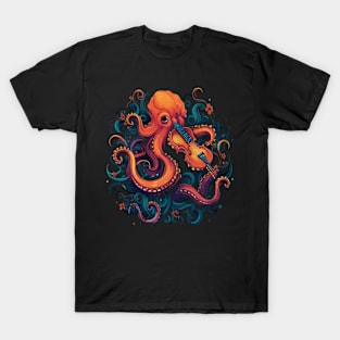 Octopus Playing Violin T-Shirt